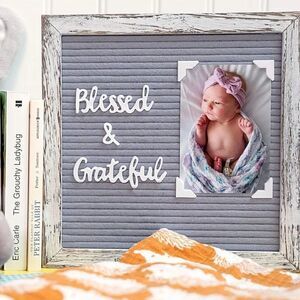 Letter Sign Board with Precut Letters Words Numbers